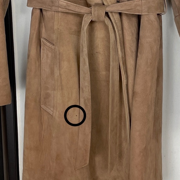 Vintage Suede Coat Fur Collar New England Sportswear Co. Size Unknown - Picture 12 of 14